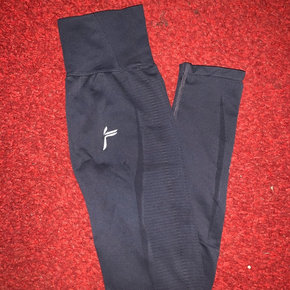 Famme full length blue leggings